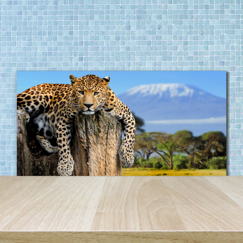 Loriena 50cm W x 100cm L Glass Peel and Stick Panel