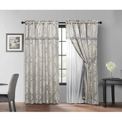 Semi Sheer Curtain Pair
