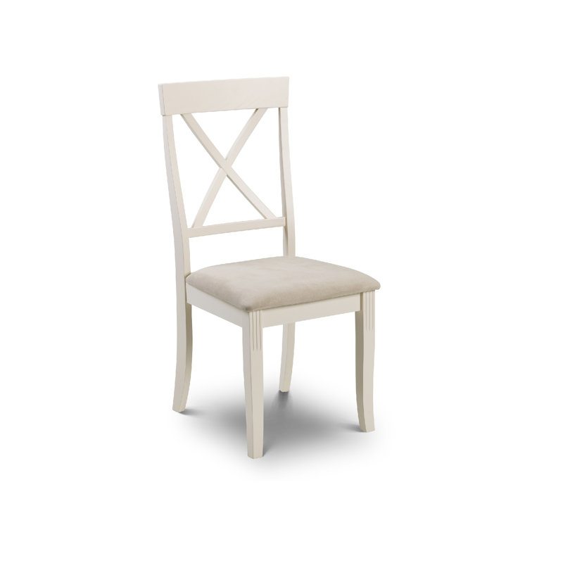 Conklin Upholstered Dining Chair, Ivory