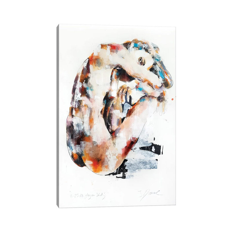 Figure Study by Thomas Donaldson - Wrapped Canvas Painting, 20.32 cm H x 30.48 cm W