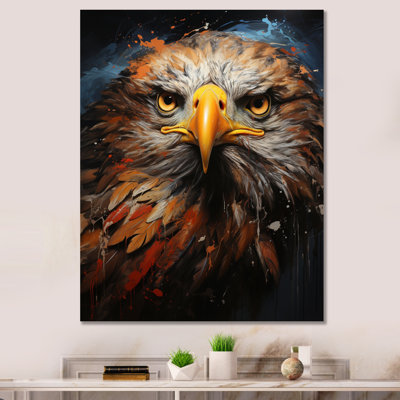 «Azzareya Animal Copper Eagle Drips I», reproduction sur toile