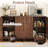 59''W 2-Door Sideboard with Adjustable Shelves-1020814848