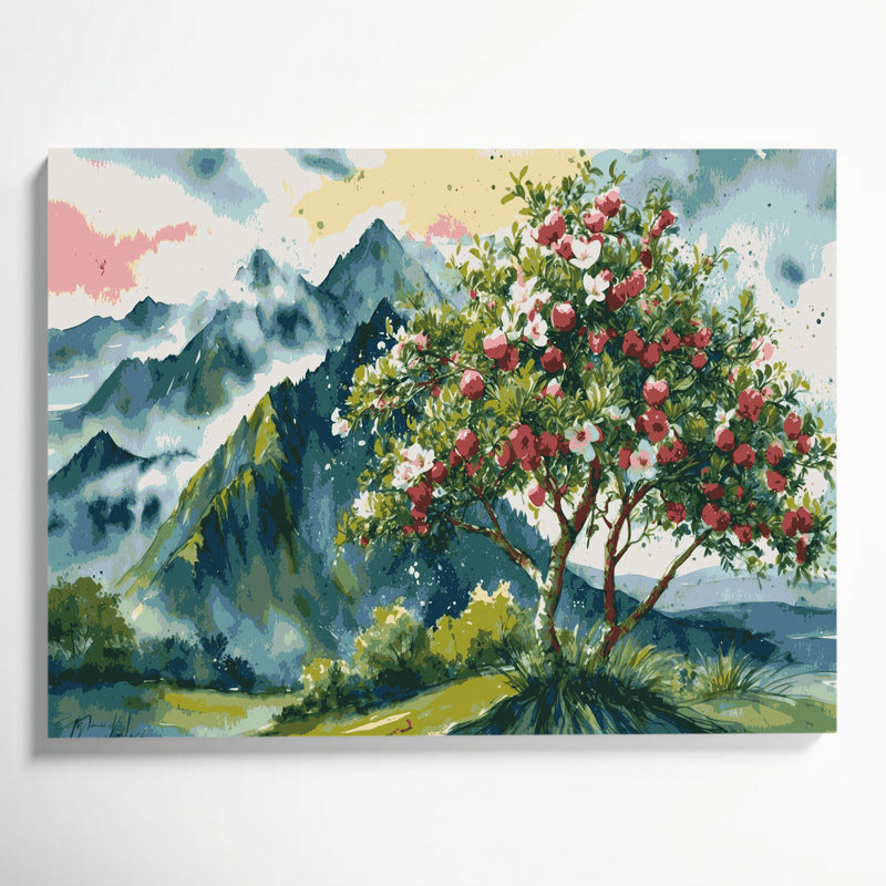 Art sur toile hawaïen, H 11 po x l 14 po