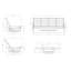 Matelas et structure de futon 76 po Stratford-757539129