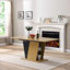 Table de salle à manger extensible en bois avec rangement Sapphire-1057312398