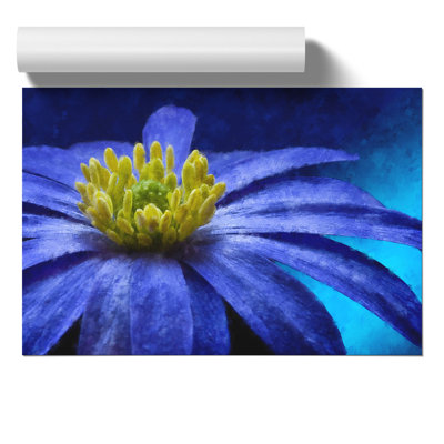 Blue Flower - No Frame Painting