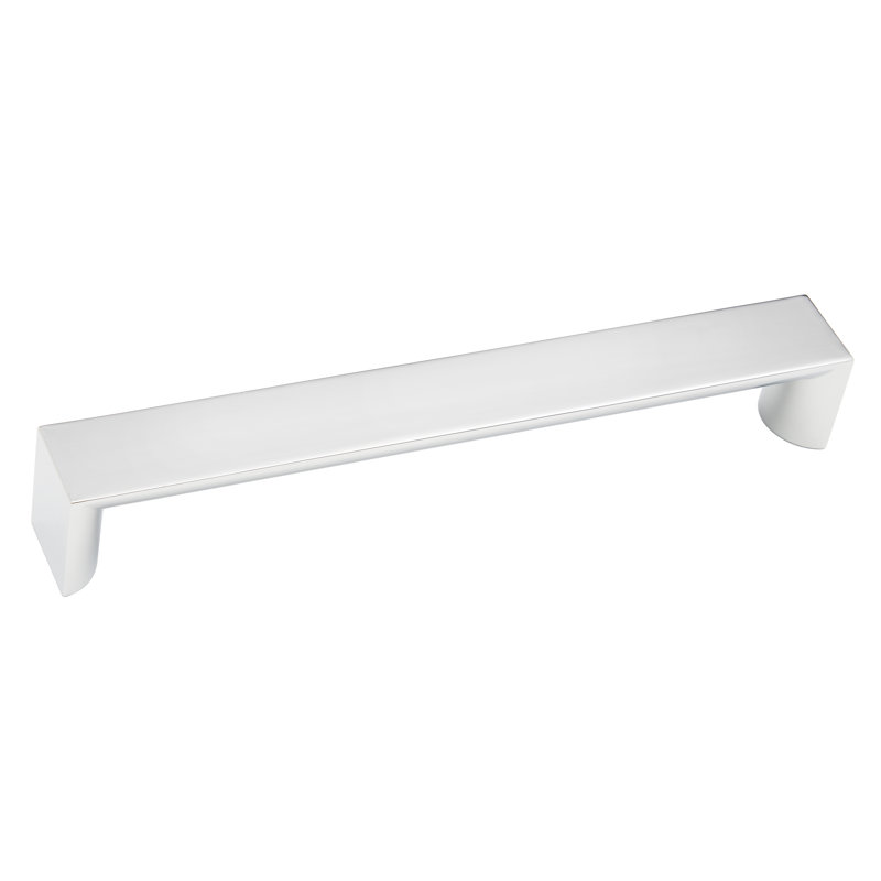 Poignée barre 5 po Style Cents, 6 3/8", Chrome poli