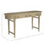 Rosebank Mahogany Wood Oval Trestle Console Table - 68 In. W X 32 In. H