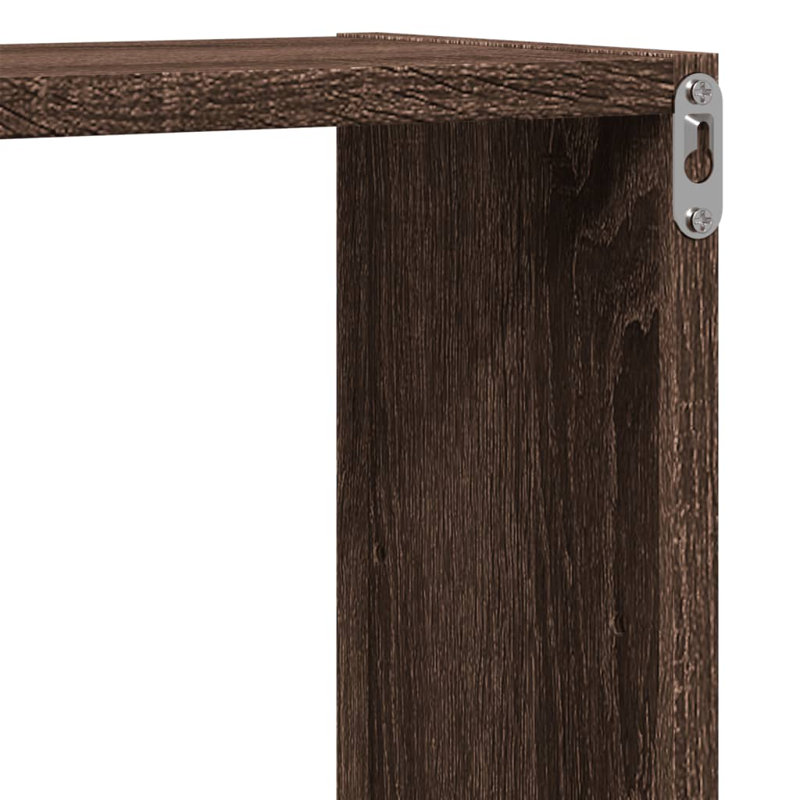 Romanita Floating Shelf, Brown Oak