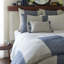 Hayslip Indigo Striped Linen Pillow Sham-1018426546