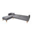 Canapé-lit et chaise longue en lin 109,06 po-1342268802-1342268815