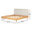 Yohan Upholstered Panel Headboard Design Bed-1658336953
