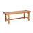 Keaton Solid Wood Slatted Outdoor Bench