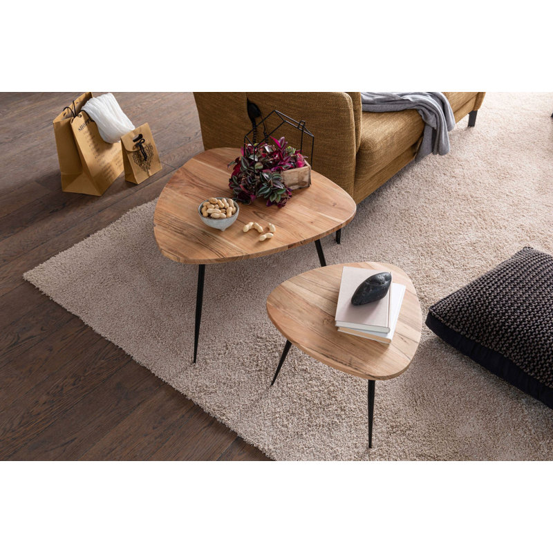 Malakai Solid Wood Nesting Tables