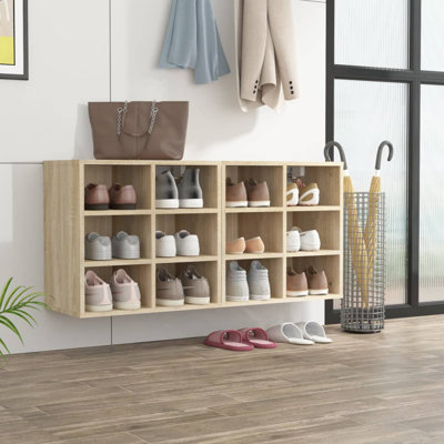 vidaXL Shoe Cabinet Engineered wood Medium