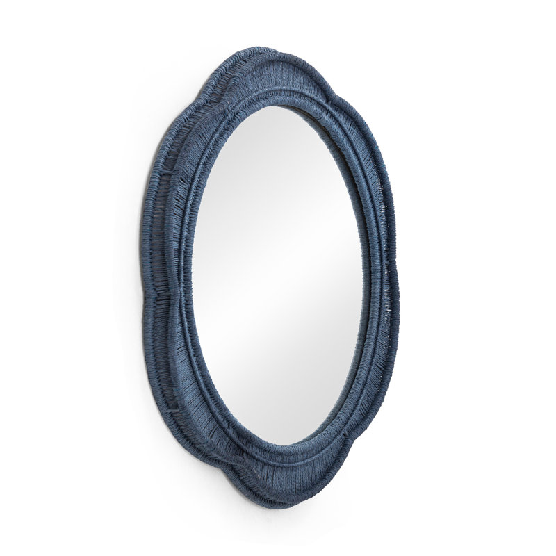 Miroir mural, Bleu