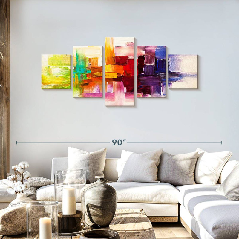 Visual Thoughts I, 30" H x 68" W