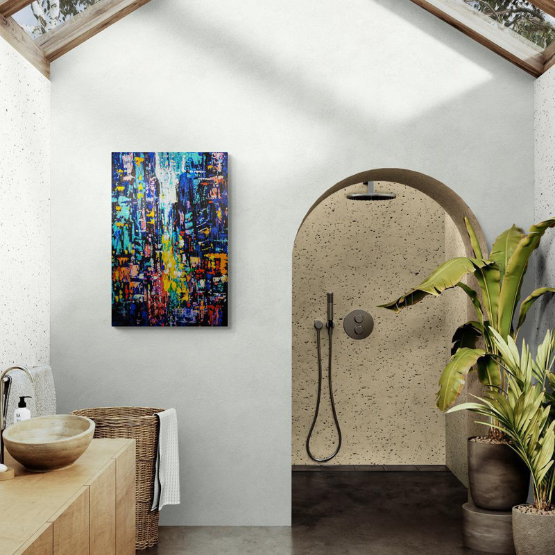Cityscapes, 36" H x 24" W