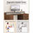 55" Fluted Executive Office Desk With Storage Shelf & File Drawer-1721157345