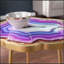 Table d'appoint Norcova - Mauve