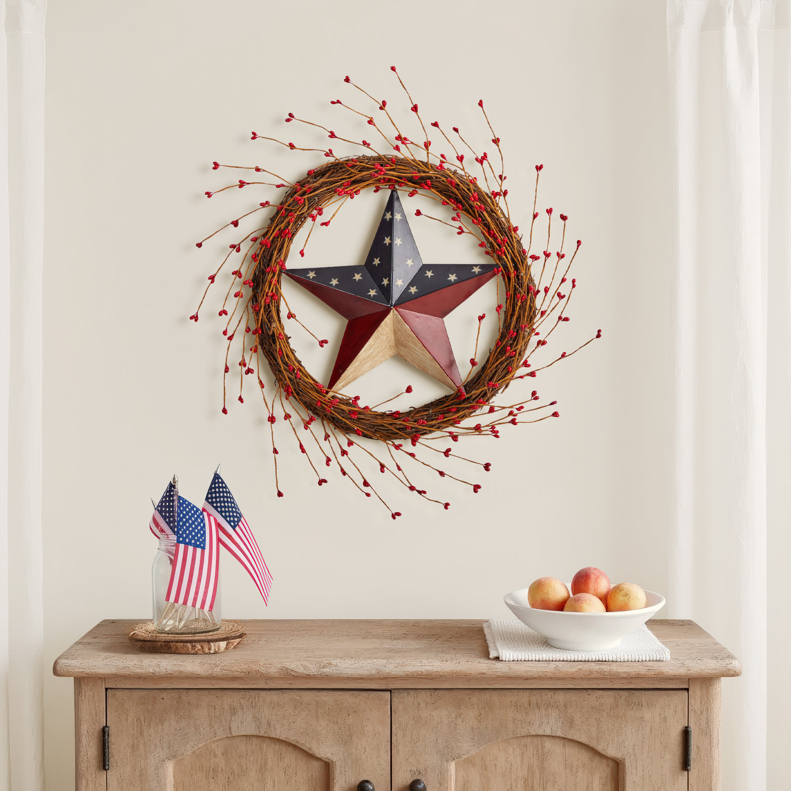 20'' Independence Day Wreath