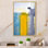 Teal Meets Yellow Abstract Art II - Art mural moderne et contemporain sur toile