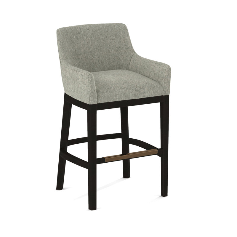 Upholstered Stool, Espresso, 61606-88