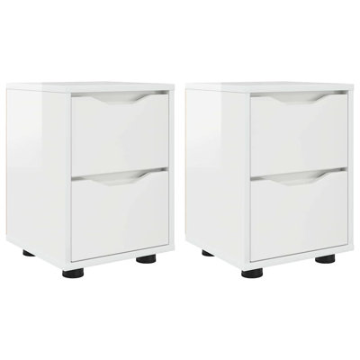 30.5cm W Manufactured Wood Bedside Table
