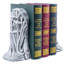 Serre-livres Gothic Skull - Porte-livre décoratif en résine sur le thème de l'horreur