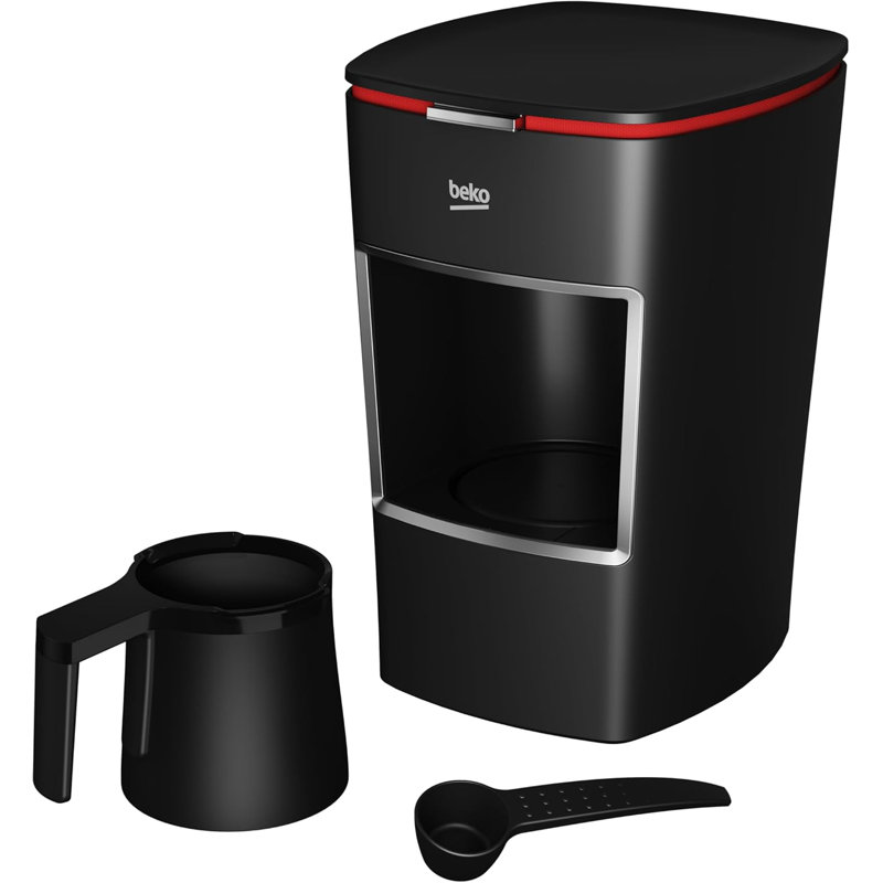 Beko Turkish & Greek Coffee Maker, 3-Cup, BPA Free, Auto Shut-Off, Fast Brewing Coffee Machine