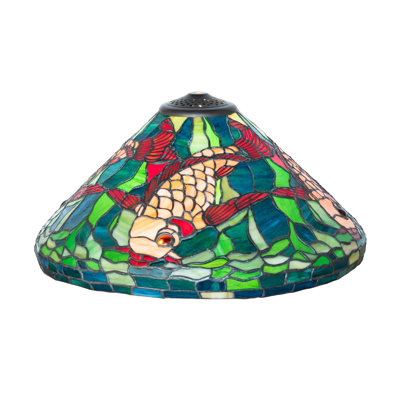 16" Wide Tiffany Koi Shade