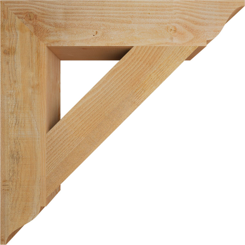 Support traditionnel, H 32 po x l 6 po x P 32 po, Douglas (sciage brut)