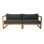 Venice Teak Outdoor Sofa with Sunbrella Cushions