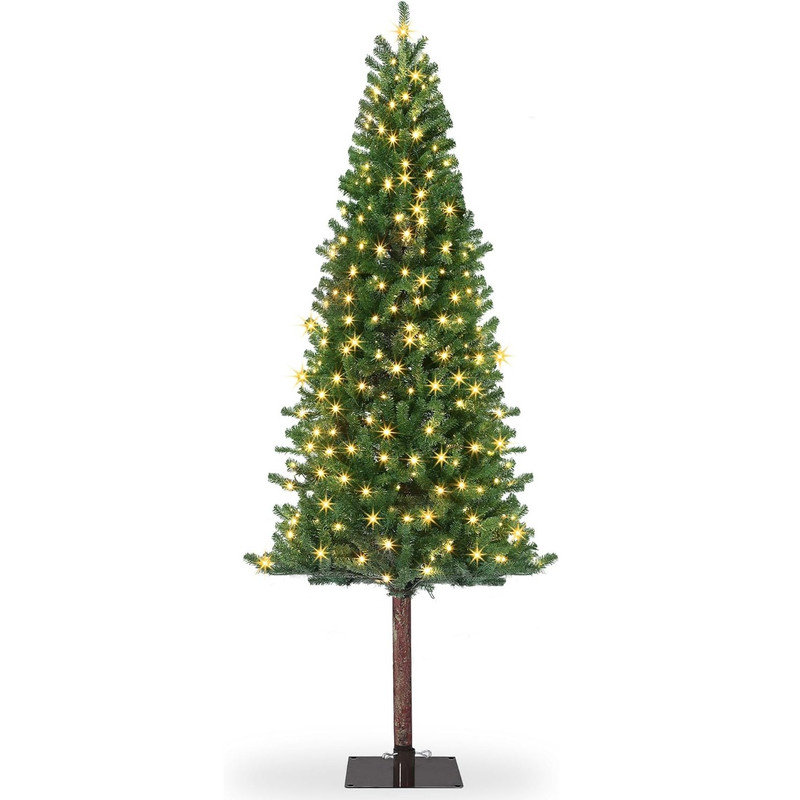 Lighted Artificial Christmas Tree, 1.8m H