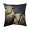 Two sheeps - 20"x20" Outdoors Throw pillow - Spun poly - Print on demand