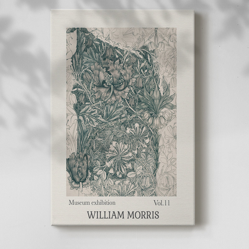 William William Gallery, toile tendue avec toile, H 18 po x l 12 po