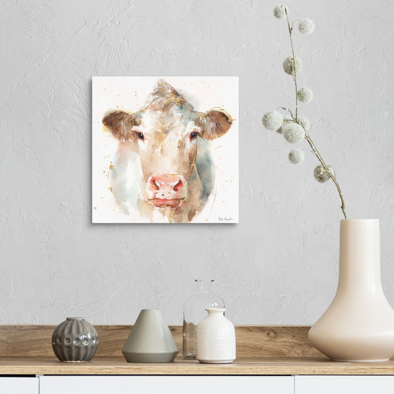 «Farm Friends II», art mural sur toile, Toile tendue, H 12 po x l 12 po x P 1 po