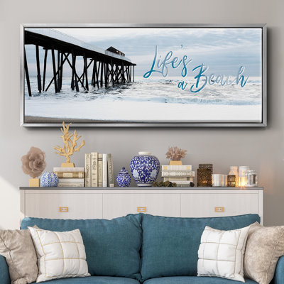 Life's a Beach- Framed Canvas