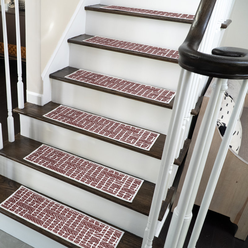 Tapis d'escalier Hudson, Marron, 10