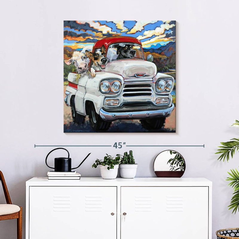 Ketti Cattle Drive, 30" H x 30" W