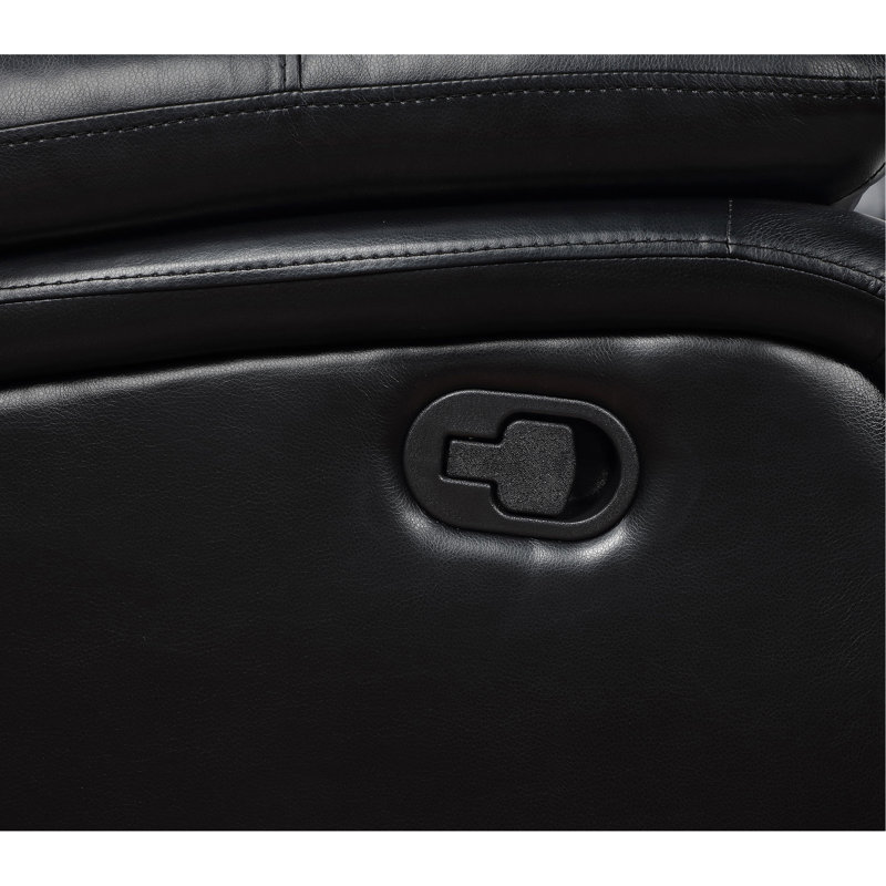 Fauteuil inclinable et oscillant Elodie, Noir