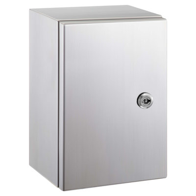 NEMA Stainless Steel Enclosure, 16 x 12 x 8'' NEMA 4X Steel Electrical Box, IP66 Waterproof & Dustproof, Outdoor/Indoor Electrical Junction Box, with Mounting Plate