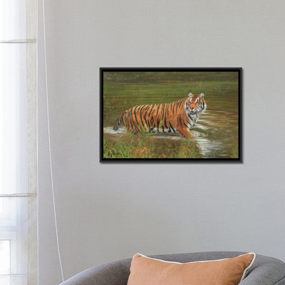 « amur tiger rerefroidissant off », impression sur toile