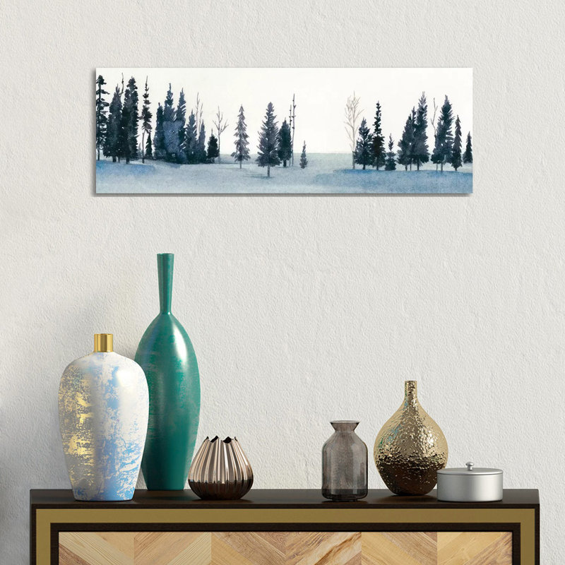 Sapphire Grove I by Grace Popp - Wrapped Canvas Panoramic Print, 30.48 cm H x 91.44 cm W x 1.91 cm D
