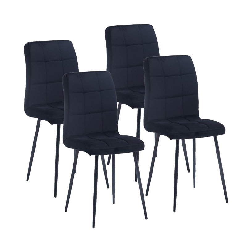 Lovica Upholstered Dining Chair, Black