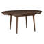 Ensemble de table de salle à manger à rallonge 47,5 "à 65" en bois de cerisier 5 pièces