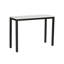 PARSON MARBLE CONSOLE TABLE BLACK BASE