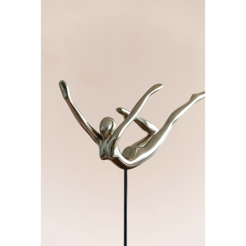 Objet décoratif Aderita, H 24,4 po x l 5,1 po x P 9,8 po