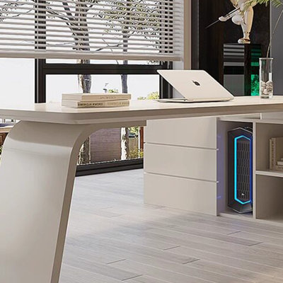 Bureau en bois massif exquis et luxueux