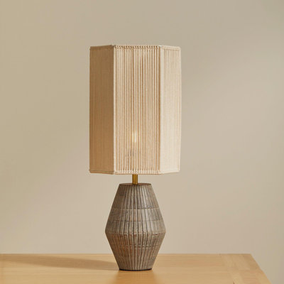 Barkha Wood Table Lamp